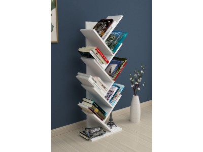 Етажерка за книги (бяла)